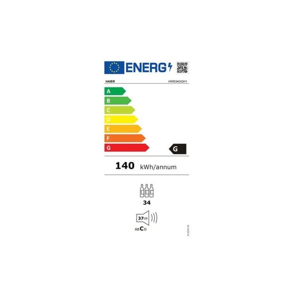 Haier Palveluviinihylly 34 pulloa - HWS34GGH1