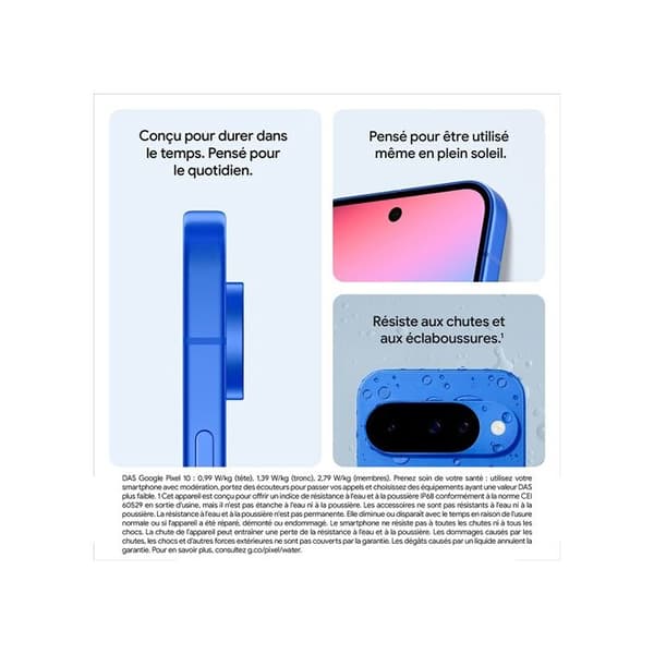 Smartphone Google Pixel 10 128 GB Svart Vulkan