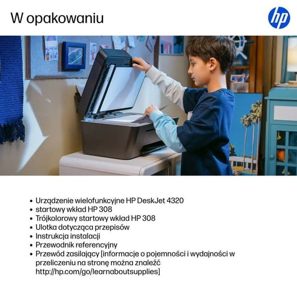 HP DeskJet 4320 multifunktionsprinter