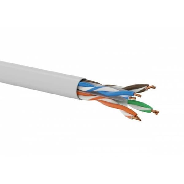 Kaapeli - ALANTEC - Cat6 - U/UTP - AWG 24 - Harmaa