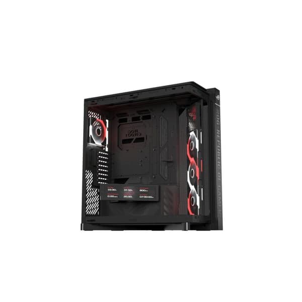 Asus ROG Cronox E-ATX PC-kabinet Panoramisk LCD Sort