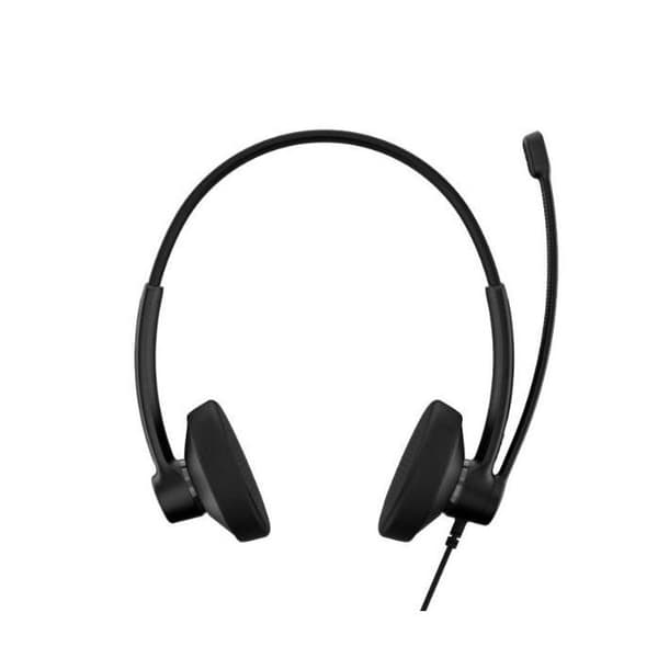 EPOS Impact 100 MS Stereo - Professionel kablet headset USB-C/USB-A, Sort