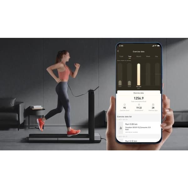 Xiaomi Kingsmith X21 Connected Foldbart Løbebånd - Grå - Voksen - Mænd