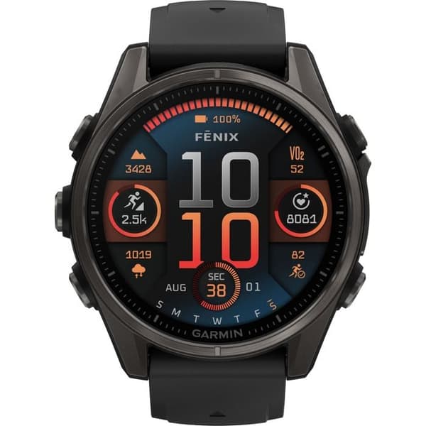 Smartklocka - GARMIN - fēnix 8 - 43mm - AMOLED - Saphirglas Resistent