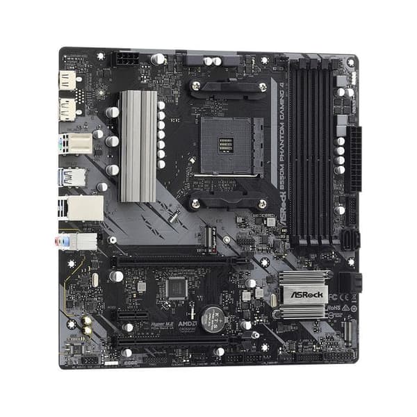 Moderkort - ASROCK - B550M Phantom Gaming 4 - Socket AM4 - Micro ATX - 64 GB RAM