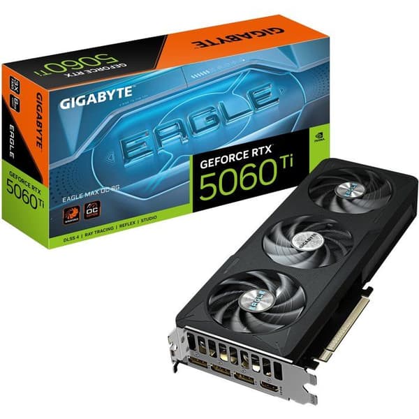 GIGABYTE - EAGLEMAX - Grafikkort - NVIDIA RTX 5060Ti OC - 8 Go