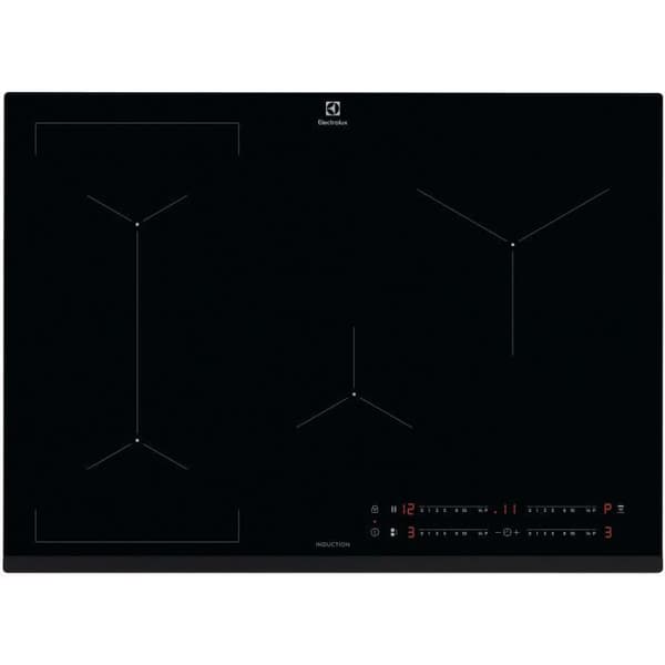 Induktionskogeplade - ELECTROLUX - 4 zoner - 71 x 52 cm - EIV734 - Sort