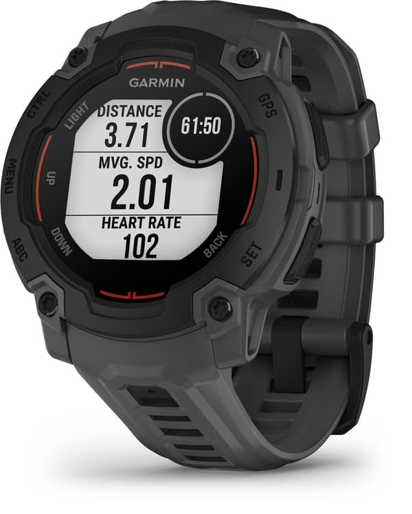 Sportsur med forbindelse - GARMIN - Instinct E - 45 mm - Sort/Grå kul