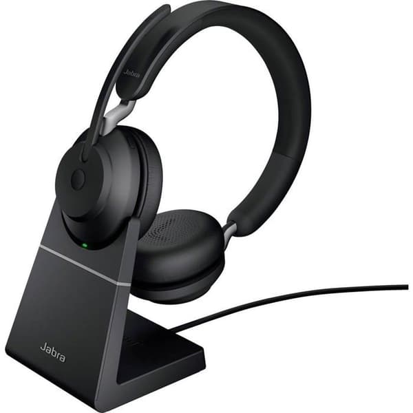 Jabra Evolve2 65 Headset - USB-A UC Stereo med ladestander - Sort