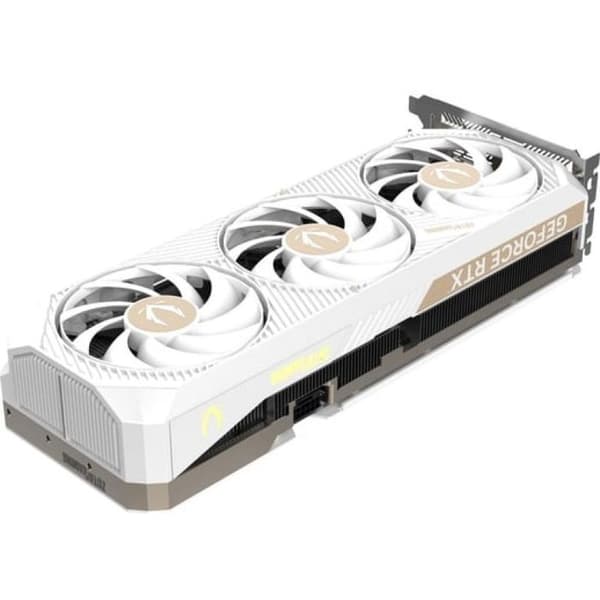 ZOTAC - Gaming grafikkort - GeForce RTX 5070 Ti - Solid Core OC White - 16 GB