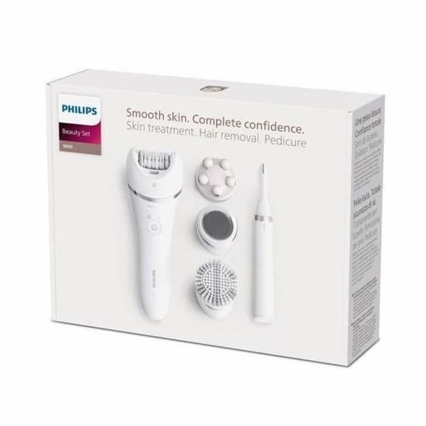 Elektrisk hårfjerner - Philips - BRE770/92 - 9 tilbehør - 2 hastigheder - Vaskbart hoved