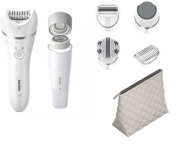 Elektrisk hårfjerner - Philips - BRE770/92 - 9 tilbehør - 2 hastigheder - Vaskbart hoved