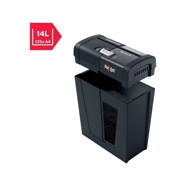 Rexel Secure X8 papirmakulator i tværsnit