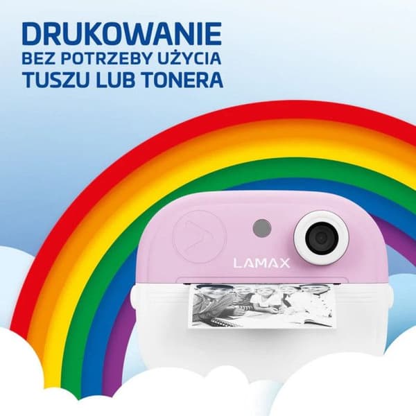 LAMAX InstaKid2 pelikamera, vaaleanpunainen
