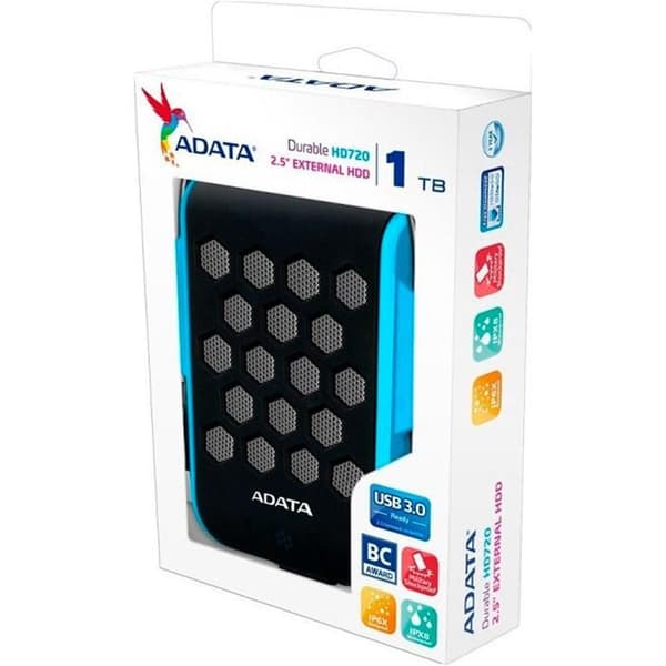 ADATA HD720 1TB USB 3.0 Extern hårddisk - Blå
