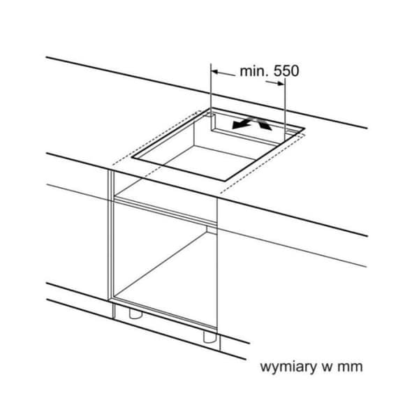 Induktio keittolevy - Bosch - PUE611BB5D - Musta - TouchSelect - ReStart