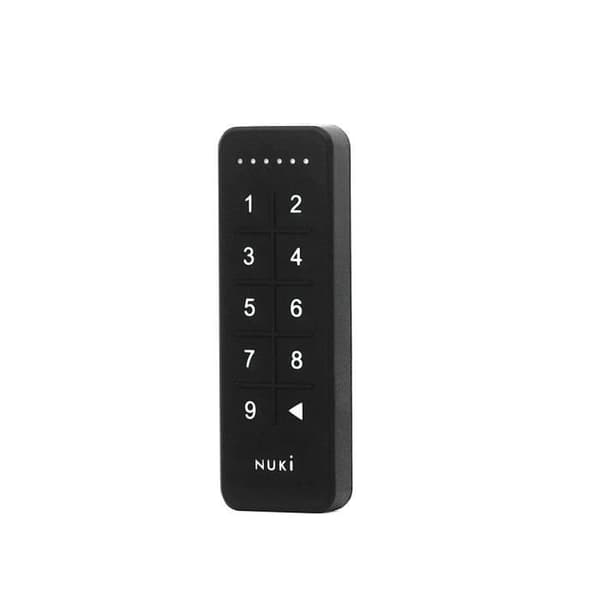 NUKI NÄPPÄIMISTÖ - Bluetooth Digicode - Yhdistetty lukko - Musta - Pinta-asennus - Uusi