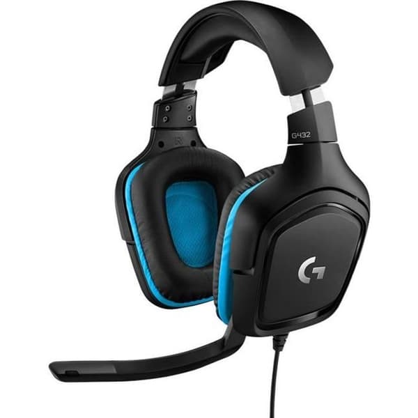 Gaming headset - Wired - Logitech G - G432 - USB - Xbox One, PS4, Switch, PC, MAC - Black