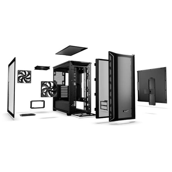PC-kabinet - BE QUIET! - Shadow Base 800 DX - Sort - Midi Tower - Fremragende luftcirkulation