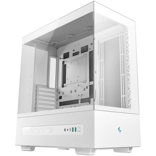 PC-chassi - DEEPCOOL - R-CH690-WHNNA0D-G-1 - Digital skärm - Mini-torn - Format Mini-ITX/Micro-ATX/ATX & Micro-ATX - Vit