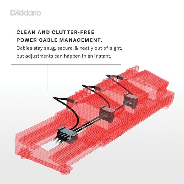 D'Addario XPND 1 Pedalboard Strømforsyning