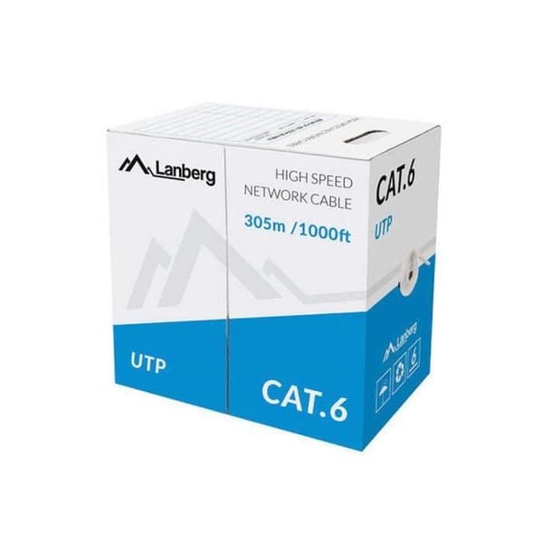 Lanberg Ethernet LAN kabel Grå 305 m - - - Lanberg