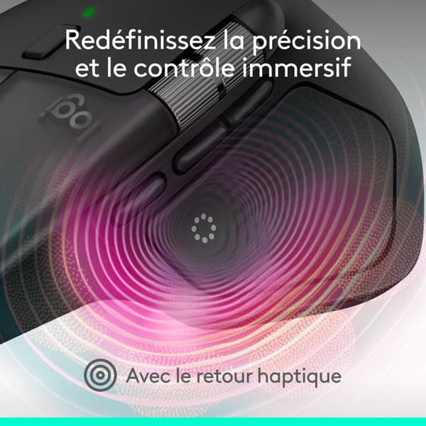 Trådløs mus - Logitech - MX Master 4 til Mac - Ergonomisk - Sort