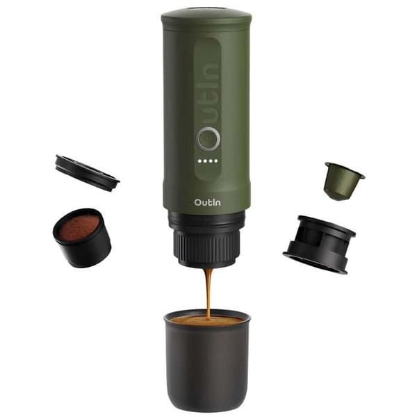 OutIn Nano Espressomaskin Grön