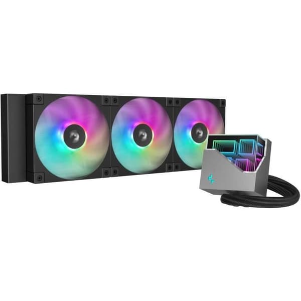 Vandkøling AIO - DEEPCOOL LT360 ARGB - Ventilatorer 3x 120 mm ARGB - Sort