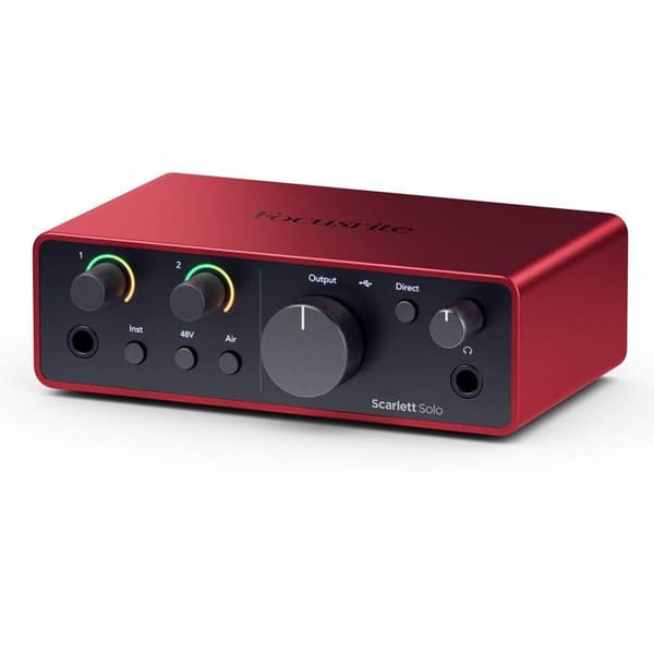 Focusrite Scarlett Solo Studio Pack G4 Lydkort