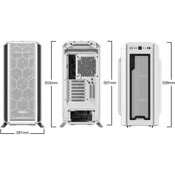 Boîtier PC - BE QUIET! - Silent Base 802 Window - BGW40 - Vit - Vit