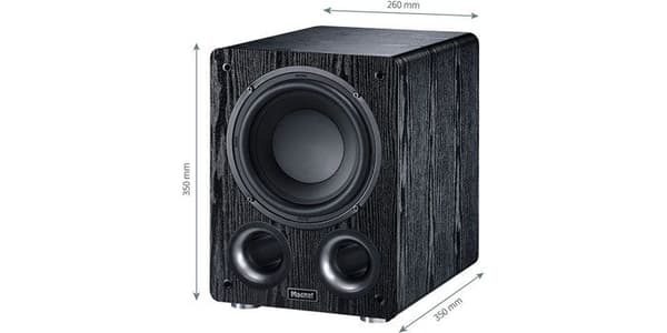 Caisson de Graves - Magnat - Alpha RS 8 - 200 mm - 80 Watt - Sort