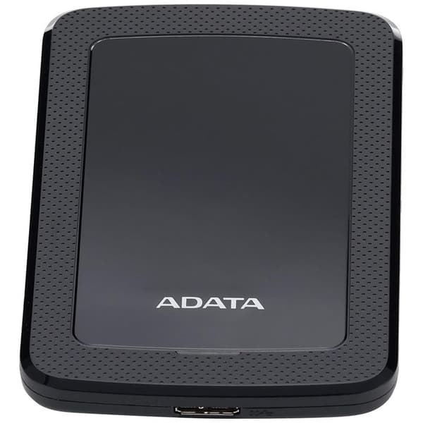 ADATA HV300 bærbar ekstern harddisk - 1 TB - USB 3.1 - AES 256 bit - sort