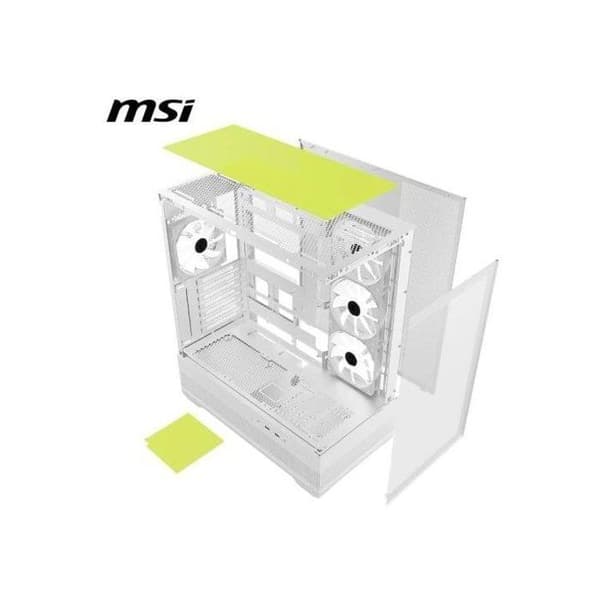 PC-chassi - MSI - MAG Pano 110R PZ - Mid-tower - Vit