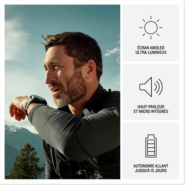 Multisport GPS-klocka - GARMIN - fenix 8 PRO - 47mm/51mm - Bluetooth - Batteritid 27 dagar