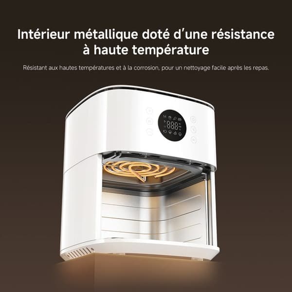 Xiaomi Ilmakypsennin 6.5L 1700W OLED-näyttö
