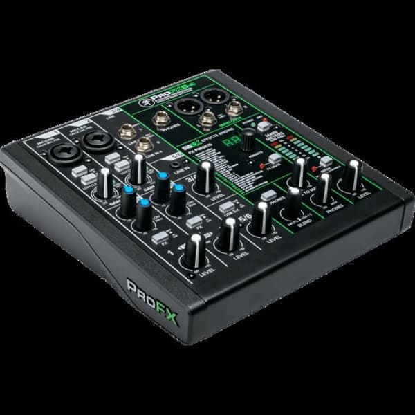 Mixing Board - Mackie - ProFX6v3 - Primær farve: Sort