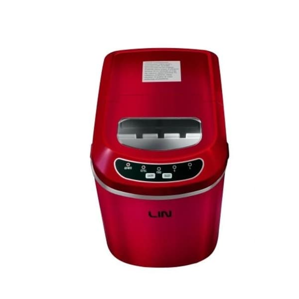 Rød ismaskine LIN ICE PRO-R12