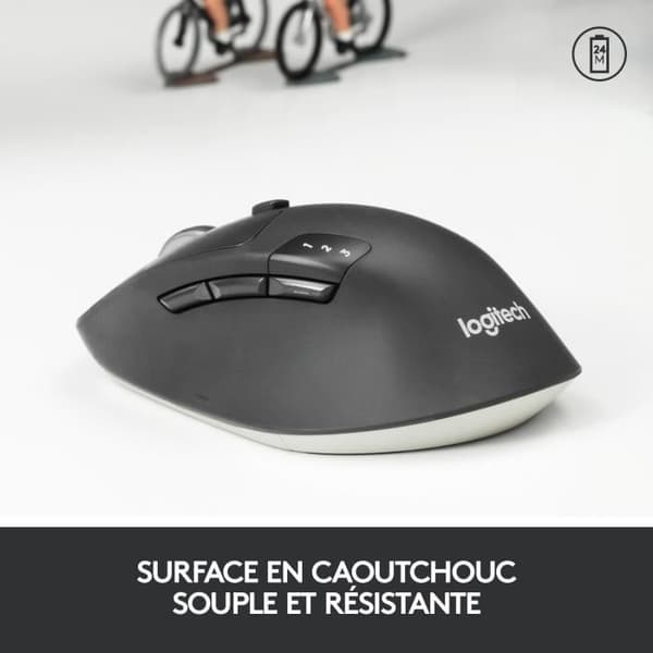 Mus - Trådløs - Logitech - M720 Triathlon - Sort
