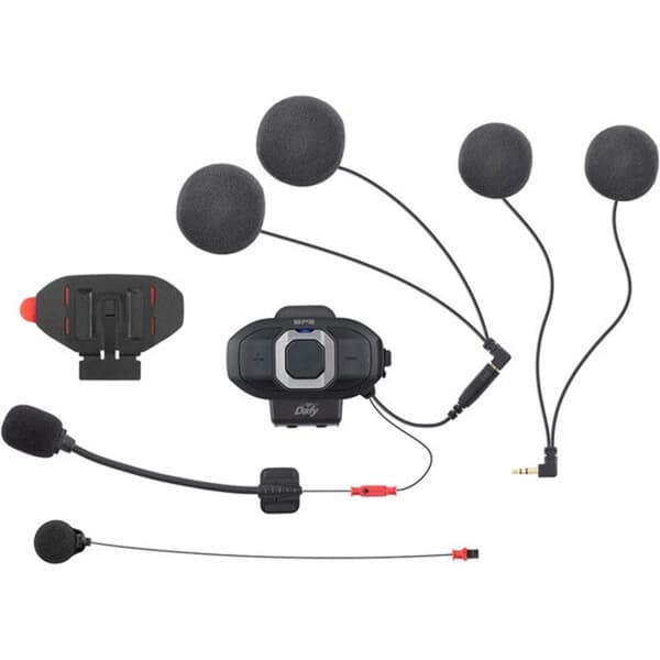 Intercom-moottoripyöräbluetooth - Sena - Sf2 - Musta - Ladattava USB - 800m intercomia