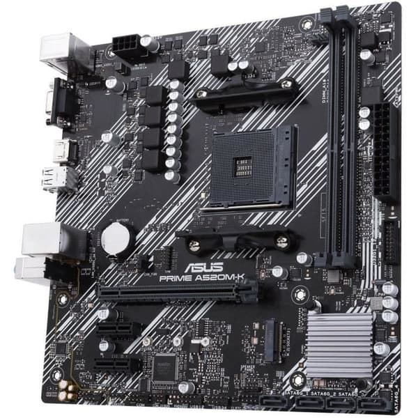Emolevy - ASUS - PRIME A520M-K - AMD A520 - AM4-kotelo micro ATX
