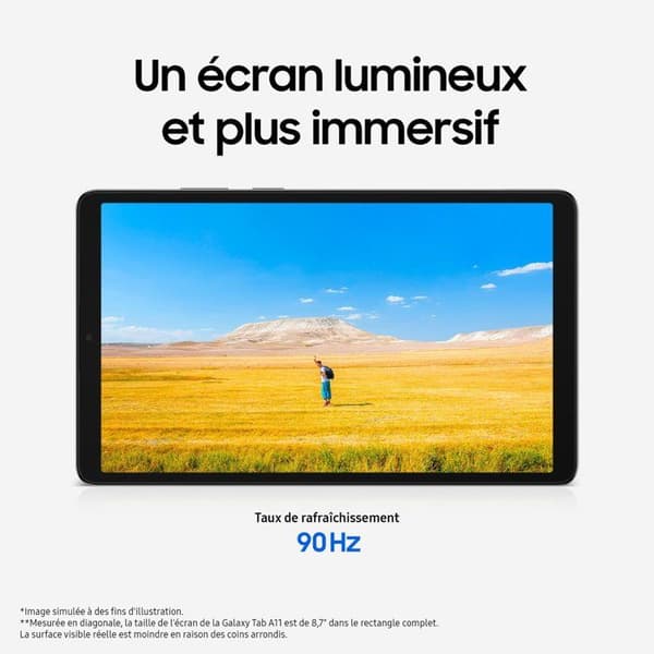 Samsung Galaxy Tab A11 8,7" kosketustabletti 64 Gt harmaa