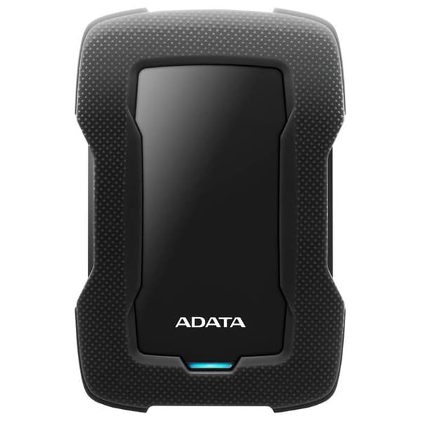ADATA HD330 bärbar extern hårddisk - 2 TB - USB 3.1 - AES 256 bitar - svart