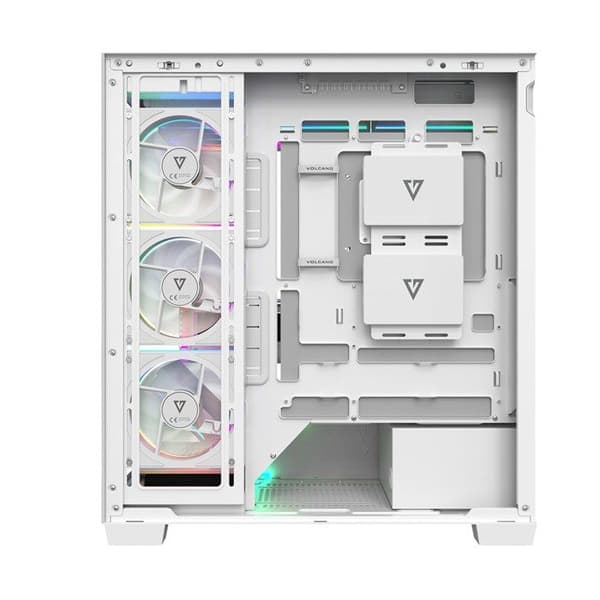 Datorlåda - MODECOM - Volcano Stellar Plus - 8 ARGB-fläktar - Härdat glas-paneler - USB-C (USB 3.2 Gen 2)