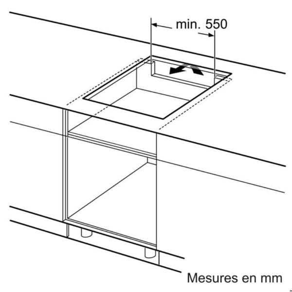 BOSCH Induktionsplade PVQ611BB6E Serie 4, CombiZone, TouchSelect