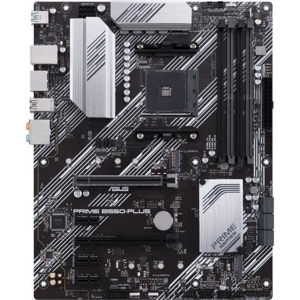 Emolevy - ASUS - PRIME B550-PLUS - Socket AM4 - 3. sukupolven AMD Ryzen -prosessorit