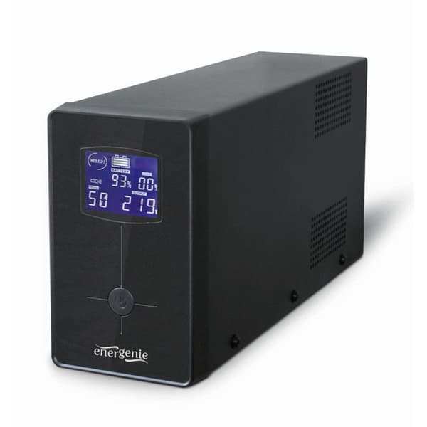 Ondulator - Line interactive - 1200 VA - 3 C13-stik - 1 USB-stik - LCD-skærm