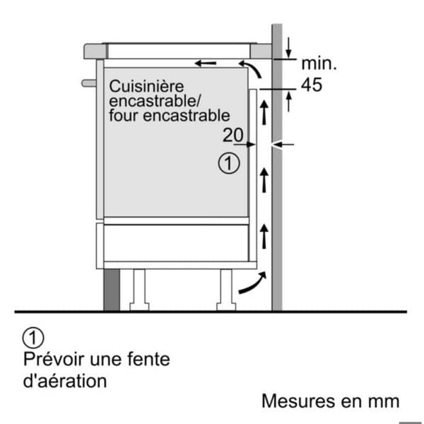BOSCH Induktionsplade PVQ611BB6E Serie 4, CombiZone, TouchSelect