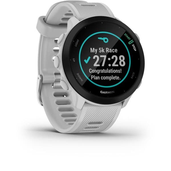 GPS-löparklocka – GARMIN – Forerunner 55 – Vit