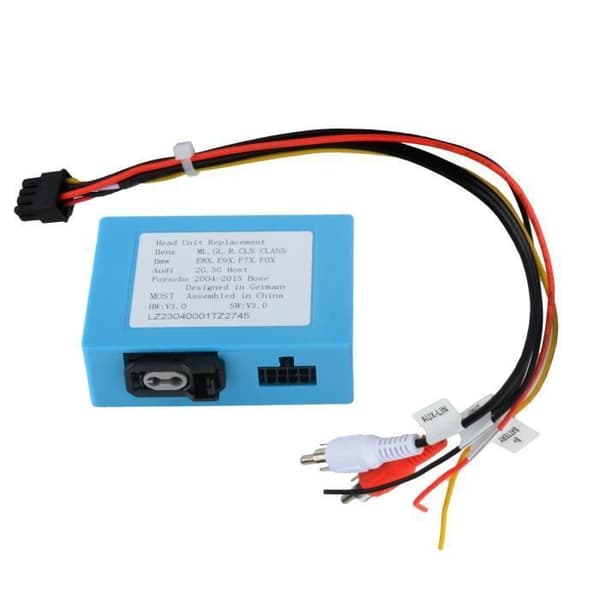 Fiber Optic Decoder Case - AWESAFE - Porsche Cayenne - Mercedes Benz ML/GL/R-Klass - Blå